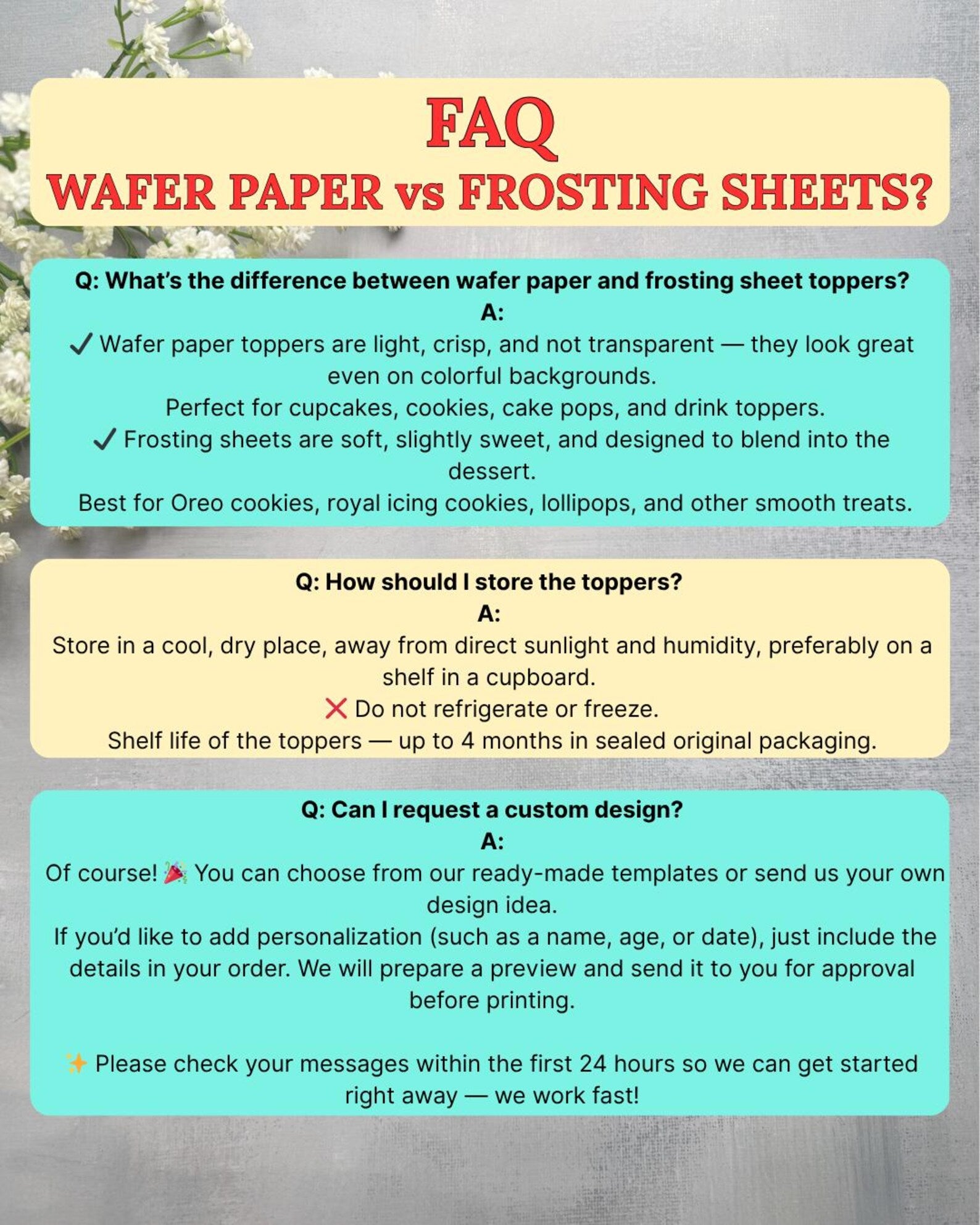 Baby Shark Edible Toppers, Oreo Toppers for Cookies Pre-Cut Edible Images Kids Birthday Party Decorations Treats Cake Decor Baby Shark Party