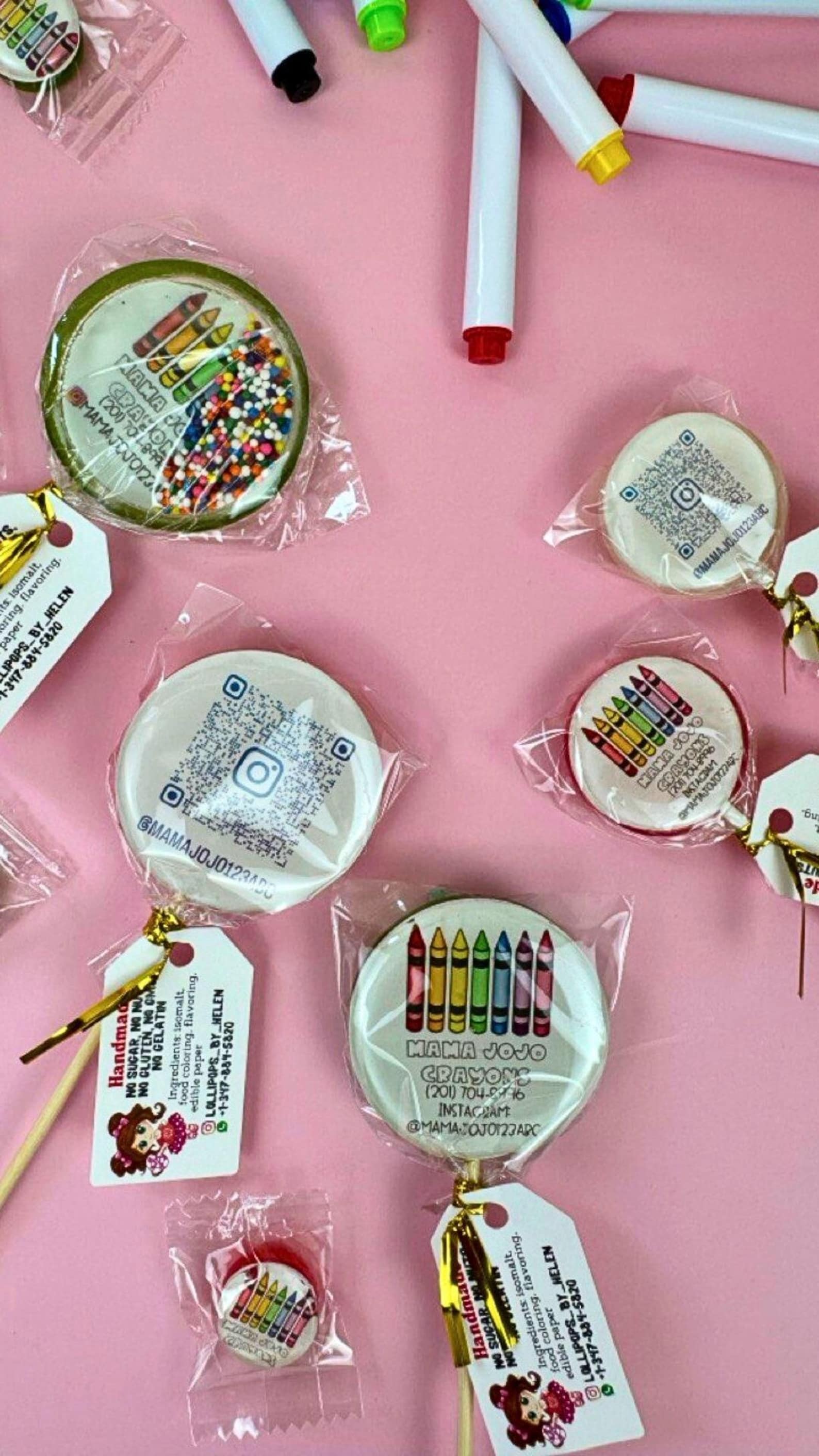 Custom Logo Lollipops