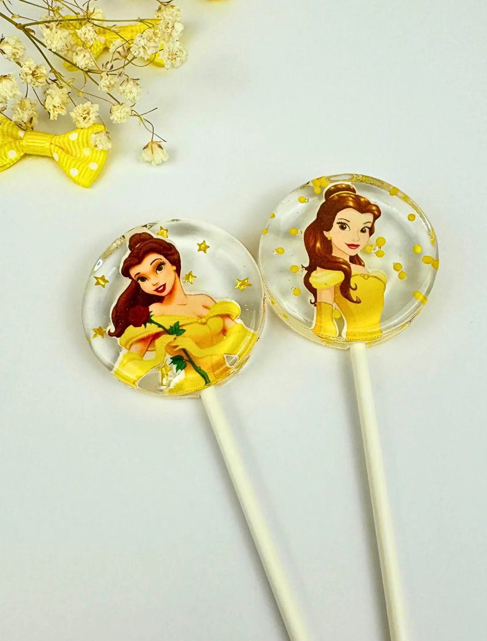 Princess Party Candy Favors for Kids, Custom Birthday Lollipops, Personalized Princess Treats for Toddlers, Girls Party Gifts, Royal Theme