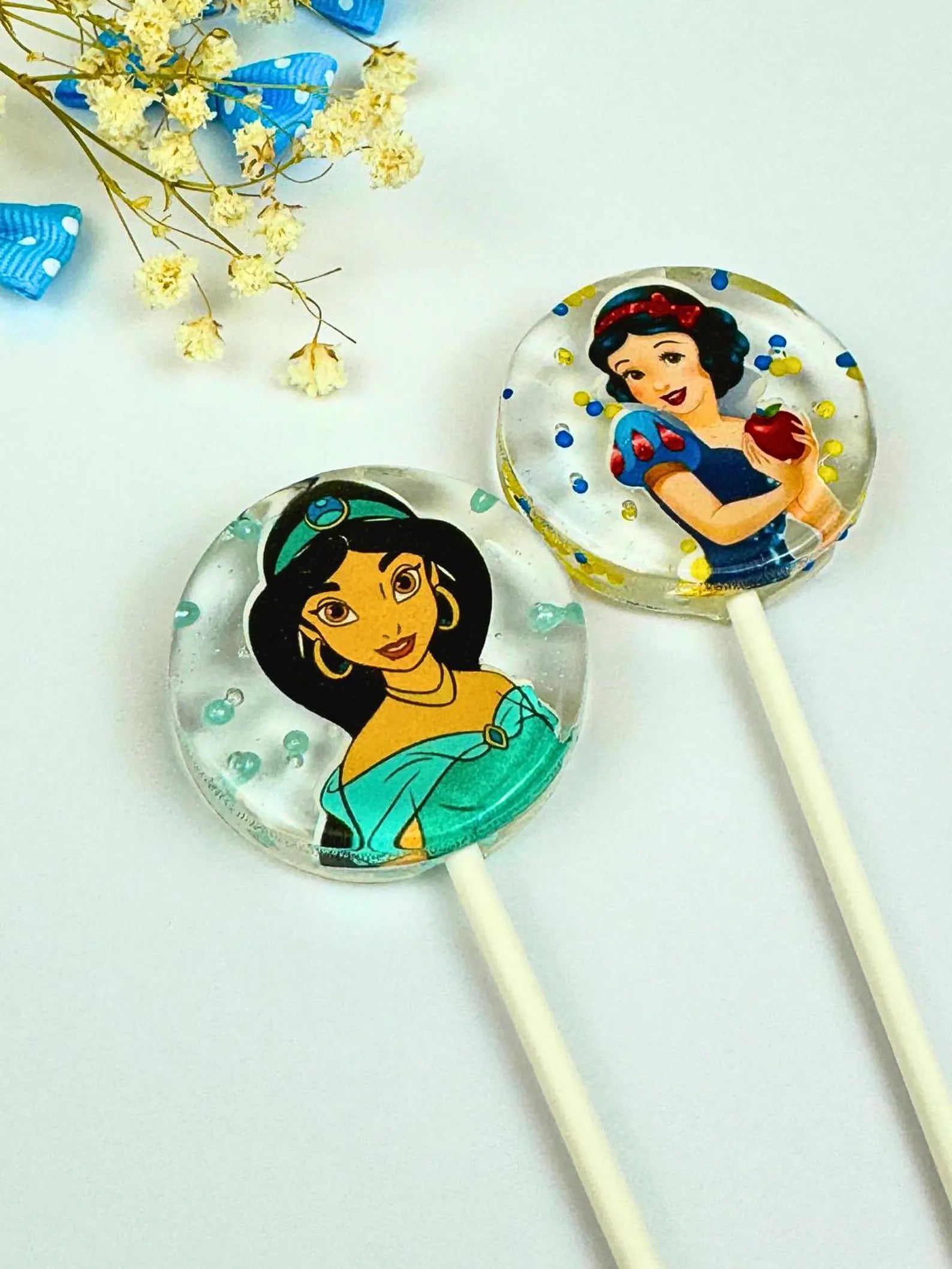 Princess Party Candy Favors for Kids, Custom Birthday Lollipops, Personalized Princess Treats for Toddlers, Girls Party Gifts, Royal Theme