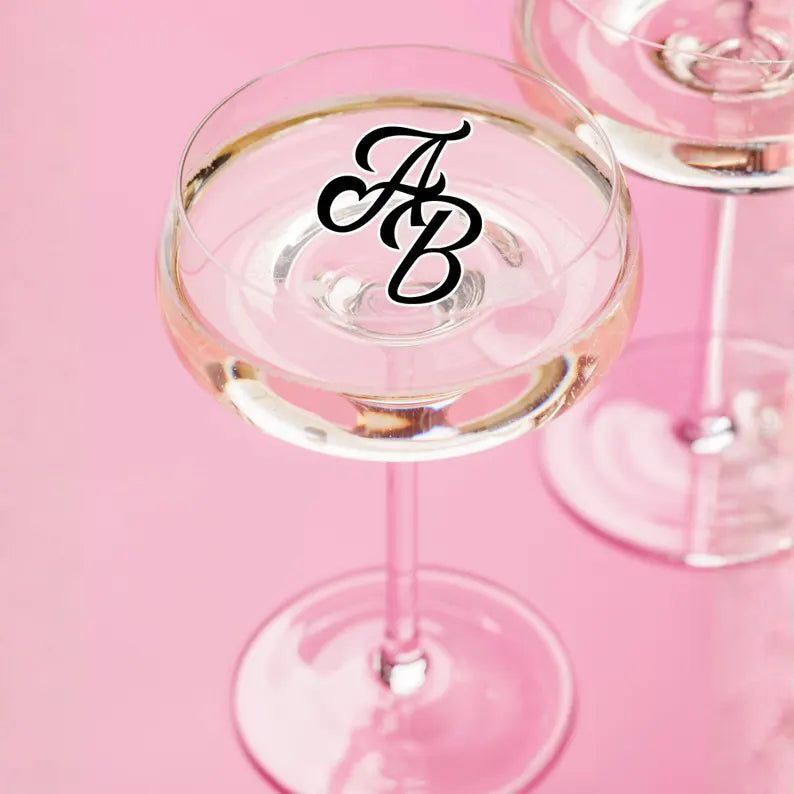 Personalized Monogram Edible Toppers