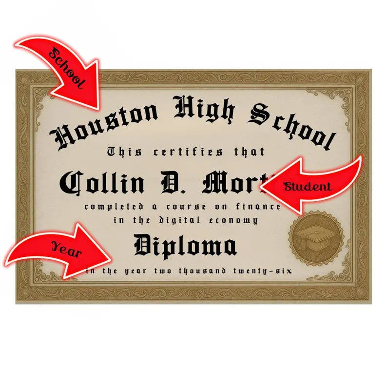 Edible Graduation Diploma Cupcake Toppers